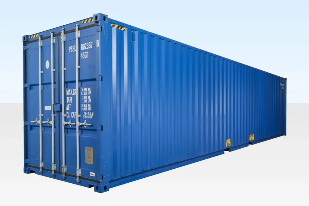 40Ft High Cube Container – One Trip (9Ft 6″ High)
